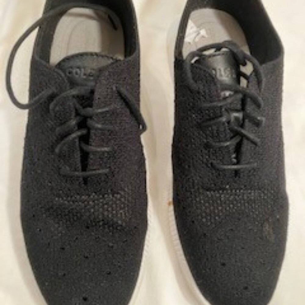 Cole Haan Black Knit 2 ZeroGrand 7B Sneakers